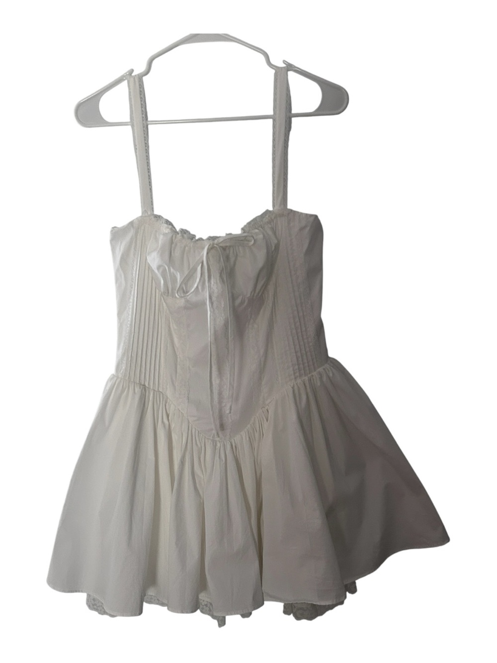 The Vintage Shop Dress Corset  Mini Milkmaid Coquette Romantic V13
